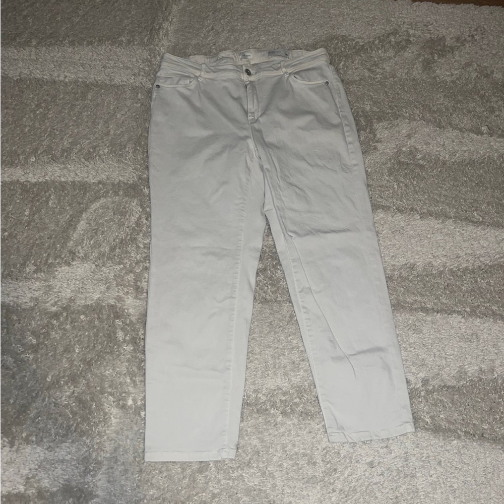J. Jill Women's Ankle & Cropped Jeans - Light Gray